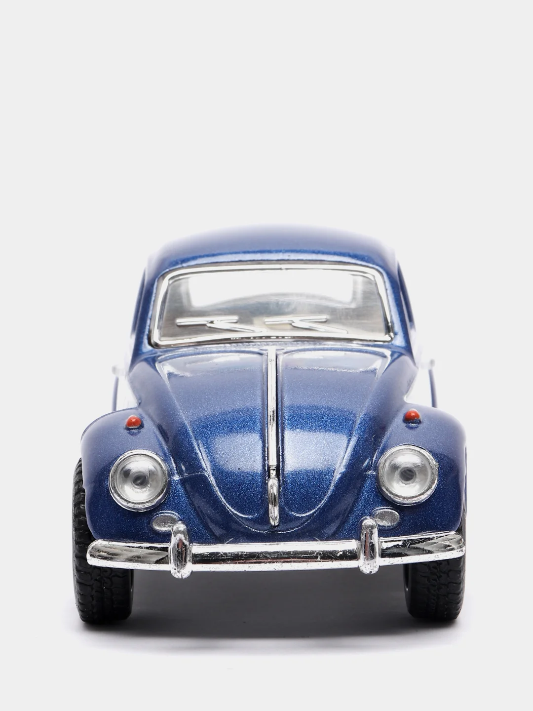 Синий 1967 Volkswagen Classical Beetle (окрашенные двери) KINSMART KT5373D