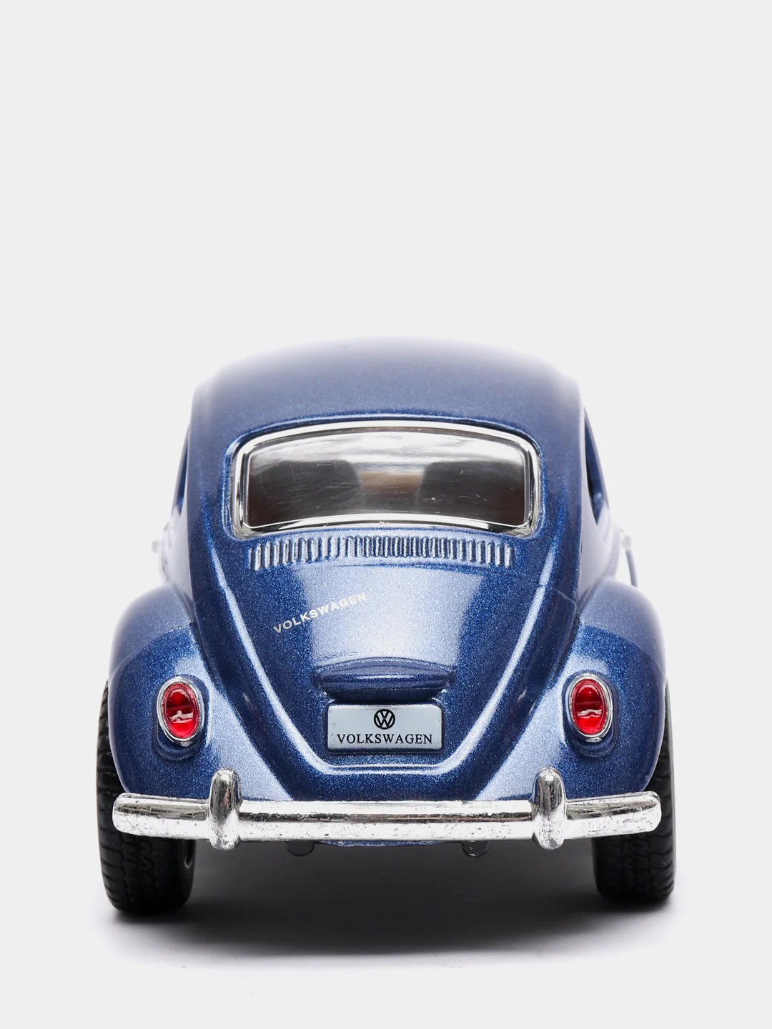 Синий 1967 Volkswagen Classical Beetle (окрашенные двери) KINSMART KT5373D