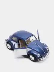 Синий 1967 Volkswagen Classical Beetle (окрашенные двери) KINSMART KT5373D