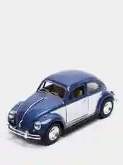 Синий 1967 Volkswagen Classical Beetle (окрашенные двери) KINSMART KT5373D