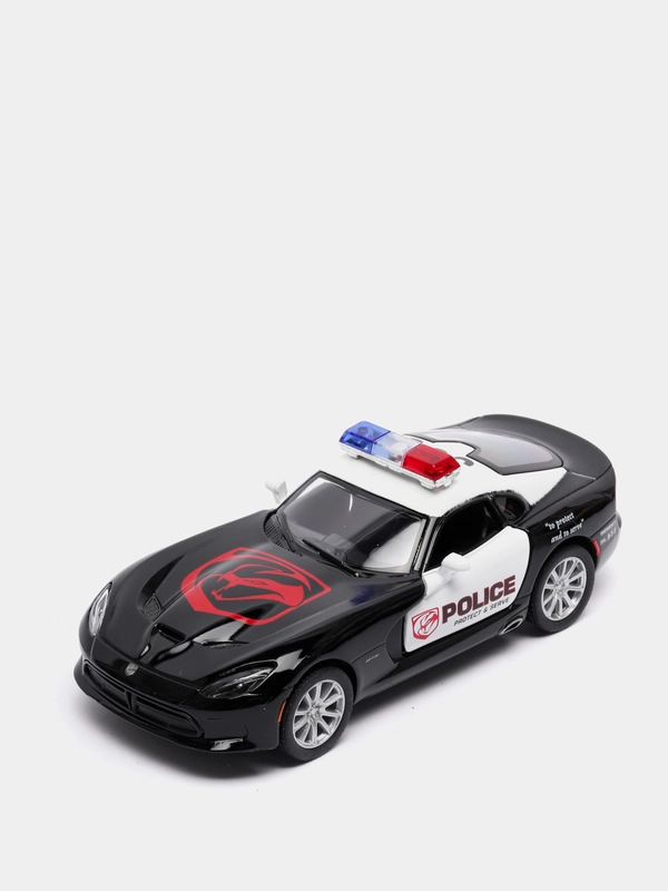 Металлическая машинка 1:32 SRT Viper GTS 2013 (Полиция) KT5363DP