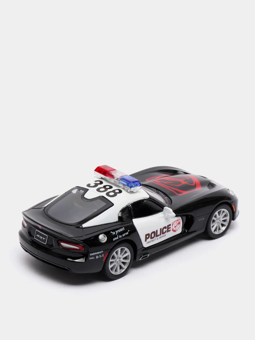Металлическая машинка 1:32 SRT Viper GTS 2013 (Полиция) KT5363DP