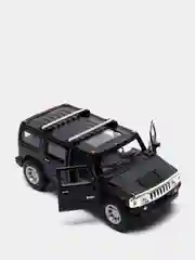 Красный металлическая машина Hummer H2 SUV 2008 KT5337D