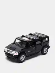 Черный металлическая машина Hummer H2 SUV 2008 KT5337D