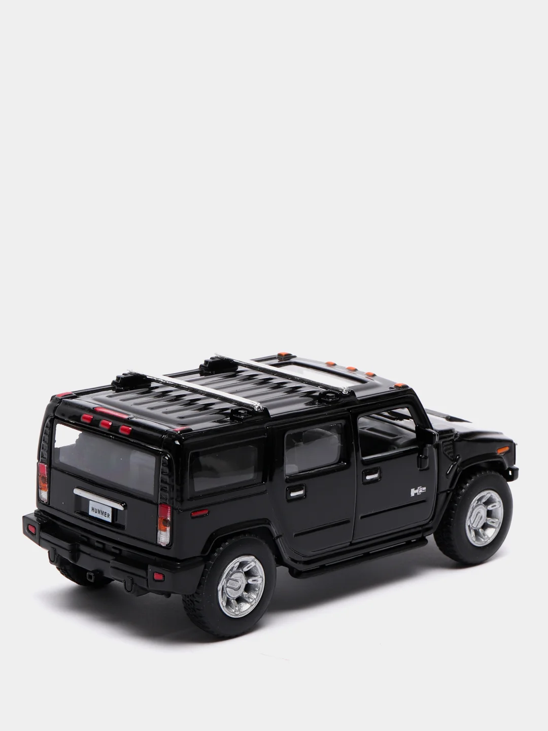 Красный металлическая машина Hummer H2 SUV 2008 KT5337D