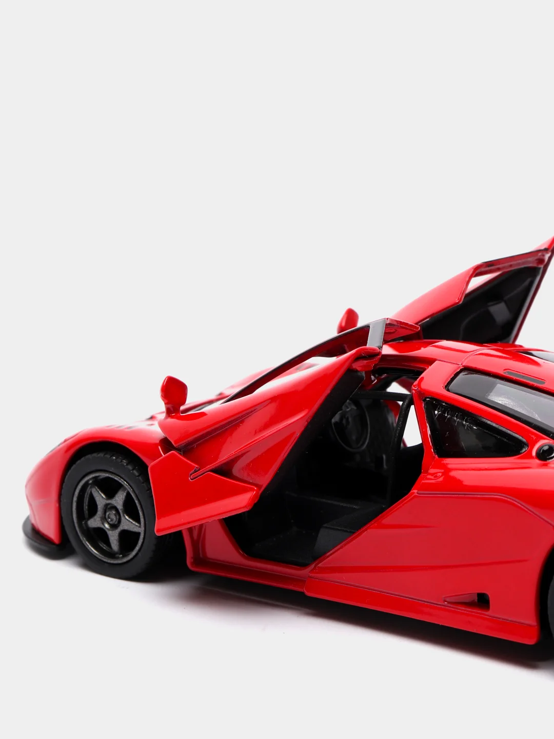 Красный металлическая машина McLaren F1 GTR 1995 KT5411D