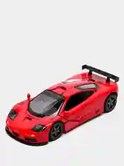 Красный металлическая машина McLaren F1 GTR 1995 KT5411D