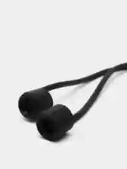 Krutoff / Силиконовый шнурок для AirPods (Эйр Подс), черный
