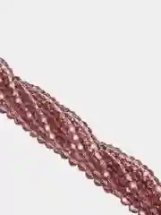 Багровый бусины стеклянные рондели 4 мм