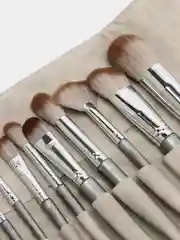 Fun Bun, Кисти для макияжа, кисточки набор для косметики 14 шт + чехол
