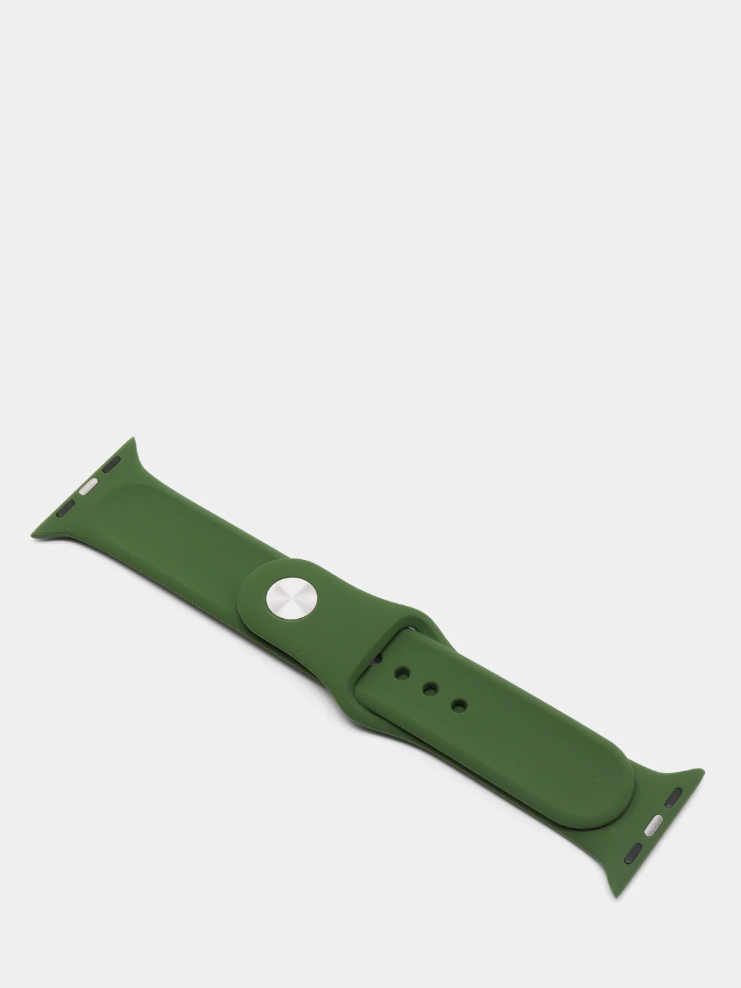 Зеленый ремешок, силиконовый, цветной, для Apple Watch, 38, 40, 42, 44, 45, 49 мм