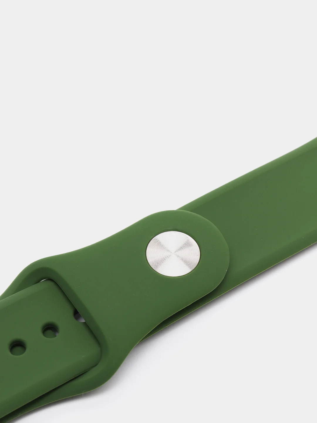 Зеленый ремешок, силиконовый, цветной, для Apple Watch, 38, 40, 42, 44, 45, 49 мм