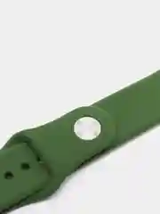 Зеленый ремешок, силиконовый, цветной, для Apple Watch, 38, 40, 42, 44, 45, 49 мм