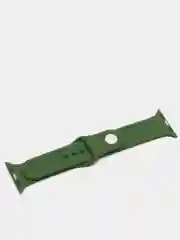 Зеленый ремешок, силиконовый, цветной, для Apple Watch, 38, 40, 42, 44, 45, 49 мм