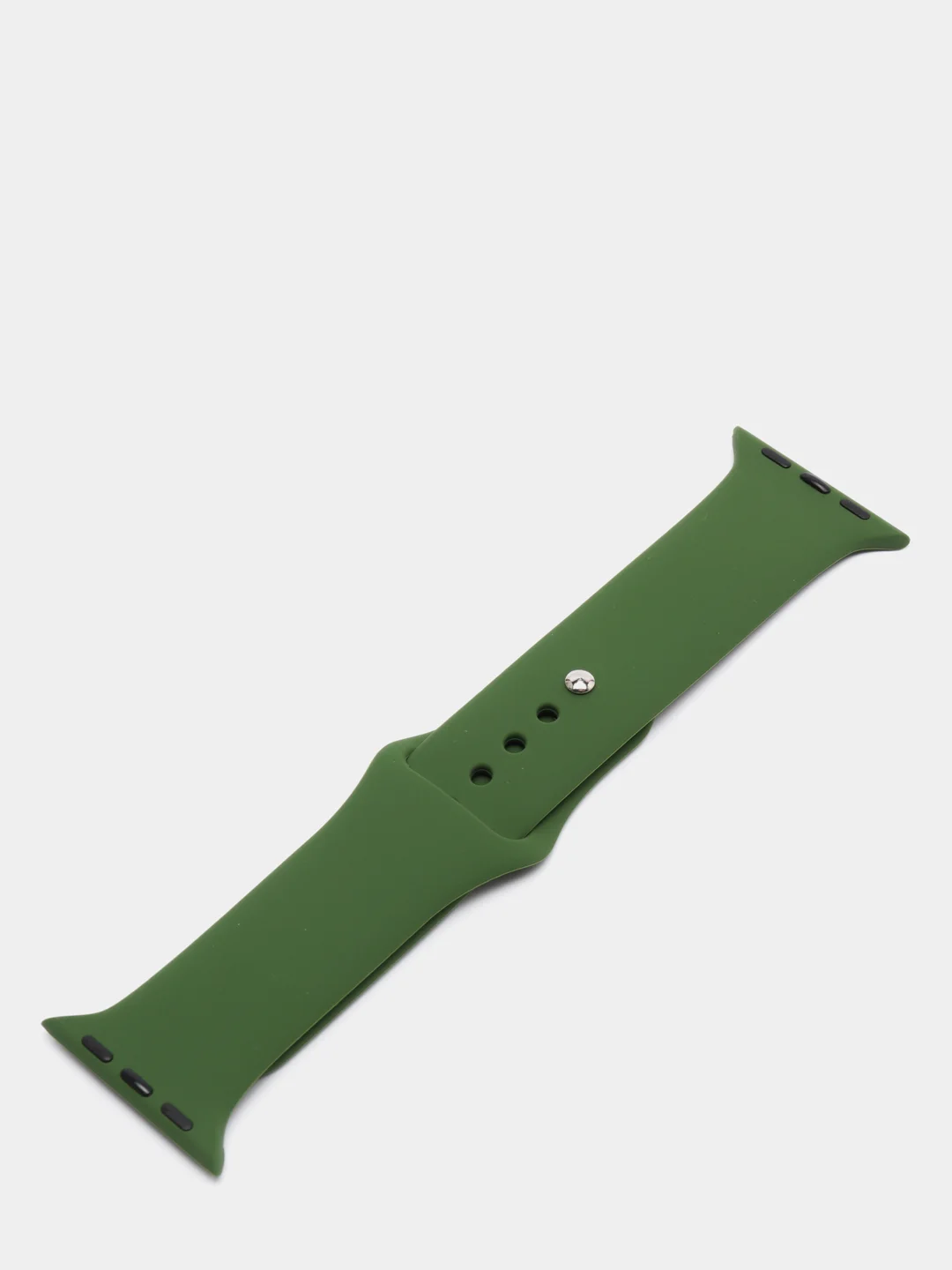 Зеленый ремешок, силиконовый, цветной, для Apple Watch, 38, 40, 42, 44, 45, 49 мм