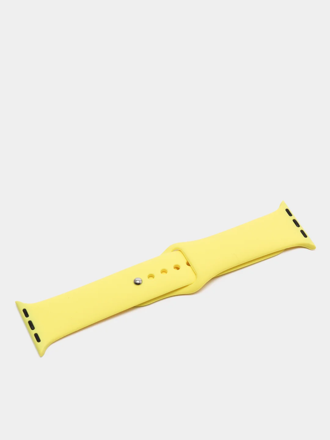 Желтый ремешок, силиконовый, цветной, для Apple Watch, 38, 40, 42, 44, 45, 49 мм