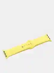 Желтый ремешок, силиконовый, цветной, для Apple Watch, 38, 40, 42, 44, 45, 49 мм