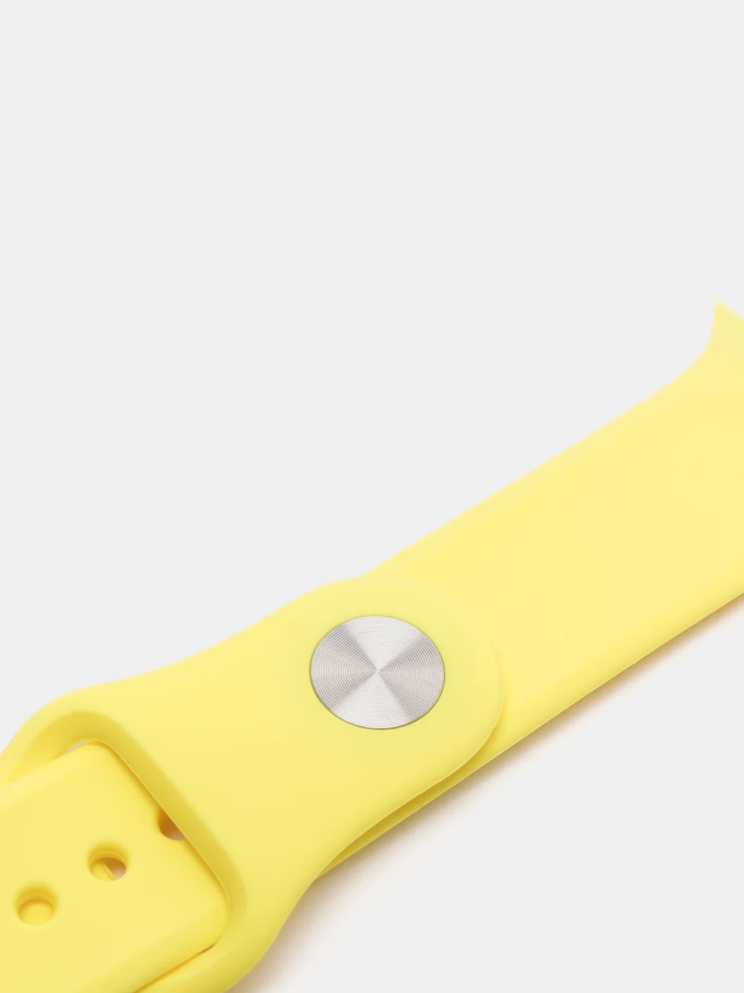 Желтый ремешок, силиконовый, цветной, для Apple Watch, 38, 40, 42, 44, 45, 49 мм