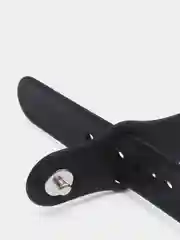 Черный ремешок, силиконовый, цветной, для Apple Watch, 38, 40, 42, 44, 45, 49 мм