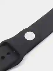 Черный ремешок, силиконовый, цветной, для Apple Watch, 38, 40, 42, 44, 45, 49 мм