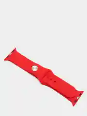 Красный ремешок, силиконовый, цветной, для Apple Watch, 38, 40, 42, 44, 45, 49 мм