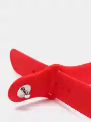 Красный ремешок, силиконовый, цветной, для Apple Watch, 38, 40, 42, 44, 45, 49 мм