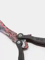 Серый нож деревянный бабочка кс го / cs go