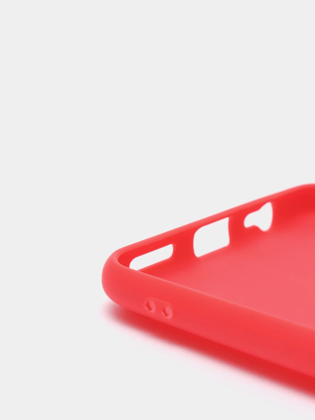 Красный чехол для Xiaomi Redmi Note 9, Сяоми Редми Нот 9 силиконовый, цветной матовый