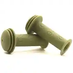 Приглушённый хаки грипсы для велосипеда, беговела и самоката, 95 мм