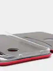 Красный чехол книжка на Xiaomi Redmi Note 8 / Redmi Note 8 2021 (Сяоми Редми Нот 8, Нот 8 2021)