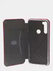 Красный чехол книжка на Xiaomi Redmi Note 8 / Redmi Note 8 2021 (Сяоми Редми Нот 8, Нот 8 2021)