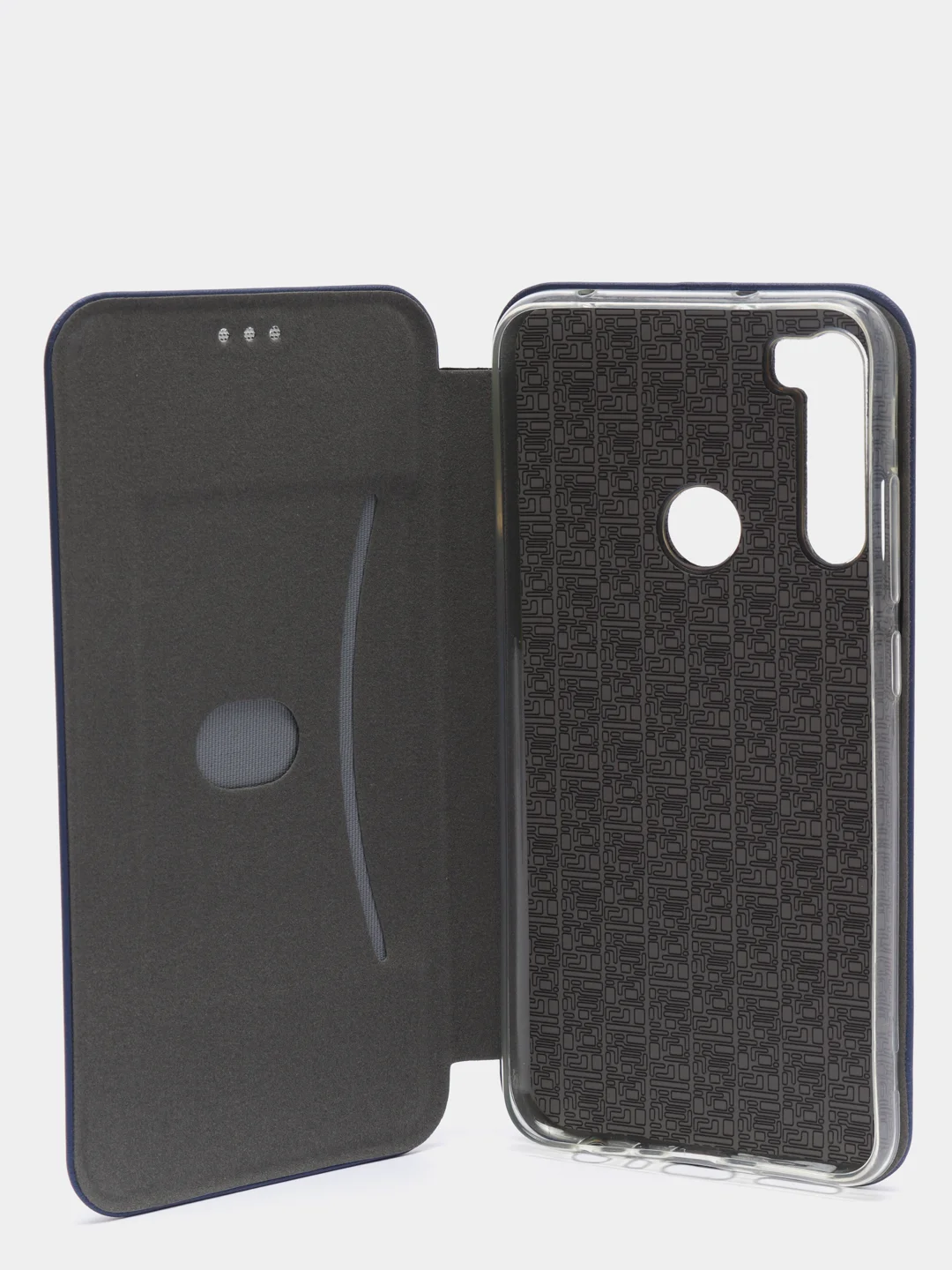 Синий чехол книжка на Xiaomi Redmi Note 8 / Redmi Note 8 2021 (Сяоми Редми Нот 8, Нот 8 2021)