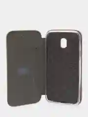 Золотой чехол-книжка на Samsung Galaxy J3 2017 (J330), Самсунг Галакси Джи3 2017 (Джи330)