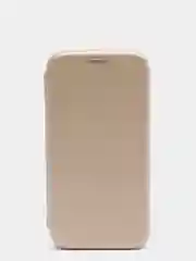 Золотой чехол-книжка на Samsung Galaxy J3 2017 (J330), Самсунг Галакси Джи3 2017 (Джи330)