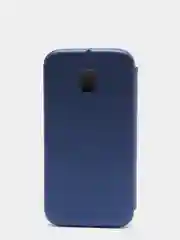 Синий чехол-книжка на Samsung Galaxy J3 2017 (J330), Самсунг Галакси Джи3 2017 (Джи330)