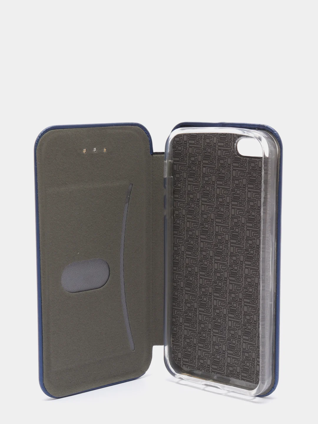 Синий чехол-книжка на Apple iPhone 5 / 5s / SE