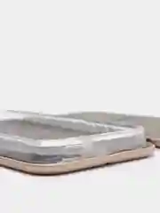 Золотой чехол-книжка на Apple iPhone 5 / 5s / SE