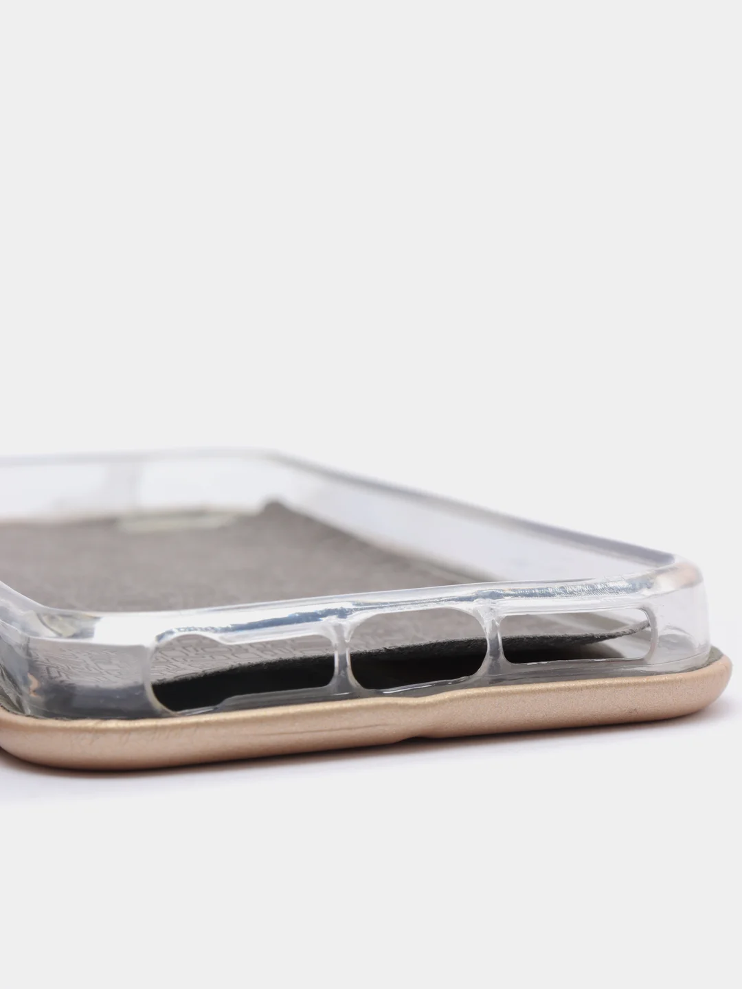 Золотой чехол-книжка на Apple iPhone 5 / 5s / SE