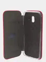 Красный чехол-книжка на Samsung Galaxy J3 2017 (J330), Самсунг Галакси Джи3 2017 (Джи330)