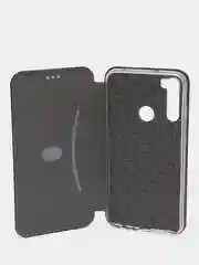 Черный чехол книжка на Xiaomi Redmi Note 8 / Redmi Note 8 2021 (Сяоми Редми Нот 8, Нот 8 2021)
