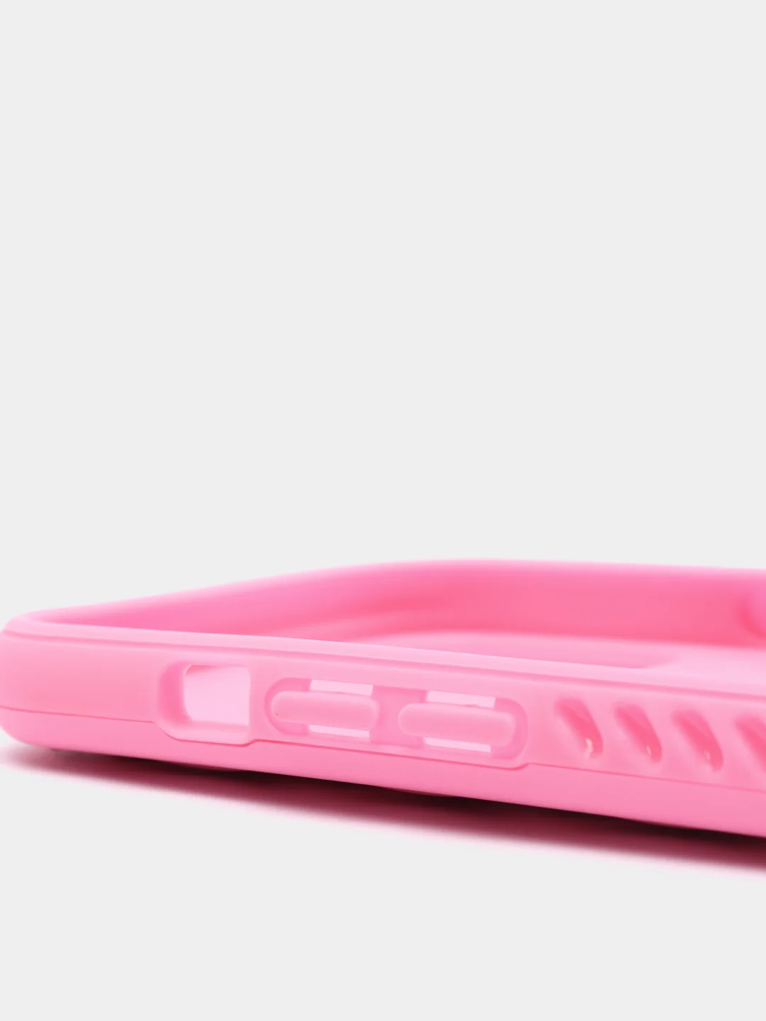 Фуксия чехол iPhone 13, 13 Pro, 13 Pro Max силиконовый со съемной крышкой и стразами