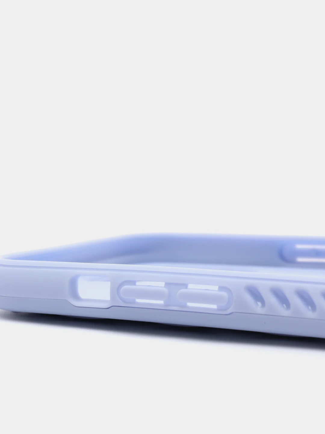 Лавандовый чехол iPhone 13, 13 Pro, 13 Pro Max силиконовый со съемной крышкой и стразами