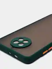 Зеленый чехол противоударный для Xiaomi Redmi Note 9T 2021
