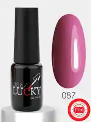 Гель лак для ногтей LuckyLak Fashion №087, 8g розовый насыщенный лак для маникюра