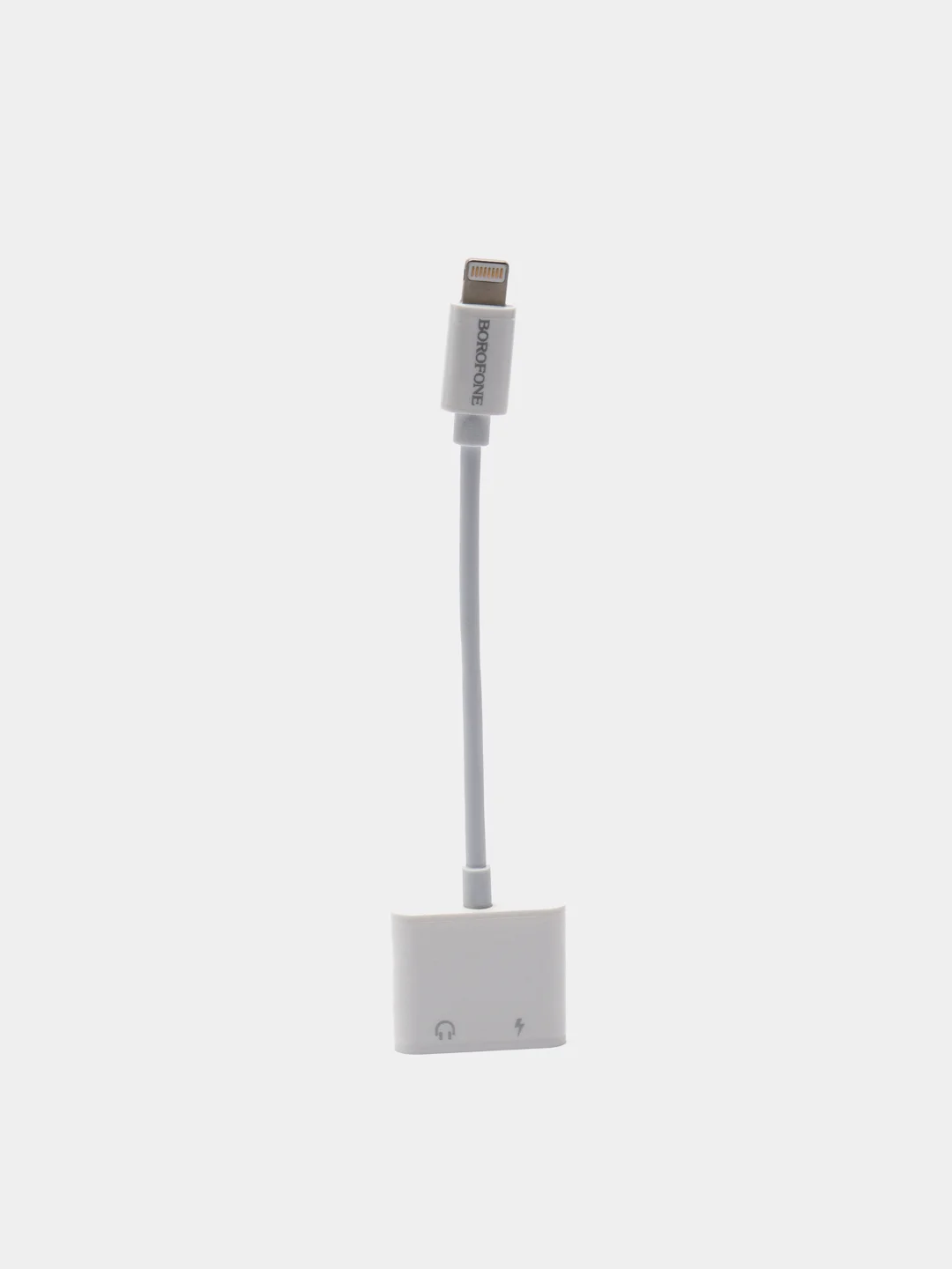 Адаптер аудио переходник J-009 (Lightning/3.5mm jack aux + Lightning для Apple iPhone)