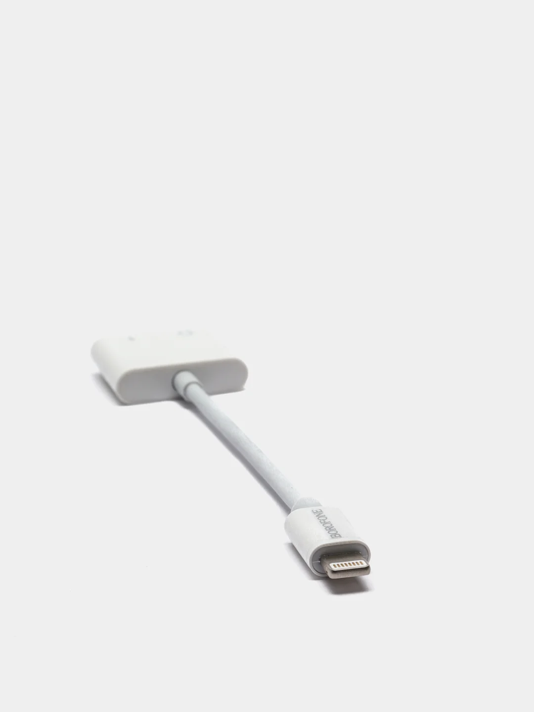 Адаптер аудио переходник J-009 (Lightning/3.5mm jack aux + Lightning для Apple iPhone)