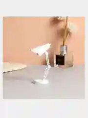 Белый мини ночник для чтения / Лампа для чтения / Настольная лампа
