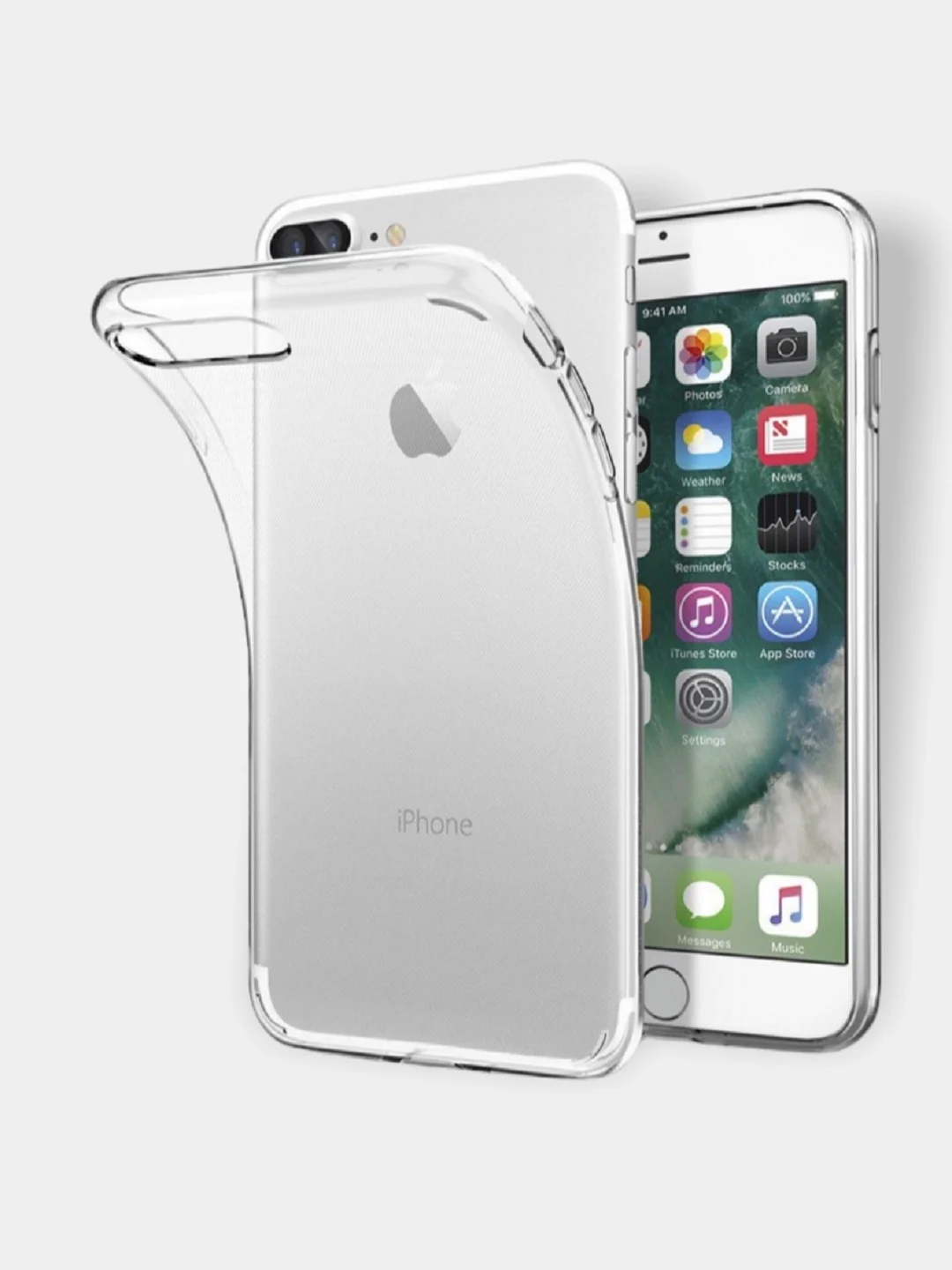 Чехол прозрачный силиконовый iPhone 5,5S,6,6S,7,8,X,XR,11,11Pro,11ProMax,12mini,12,12Pro