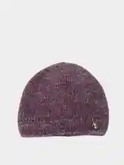Бордовый шапка вязаная женская