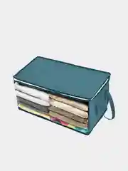 Бирюзовый органайзер-кофр для хранения вещей, горизонтальный